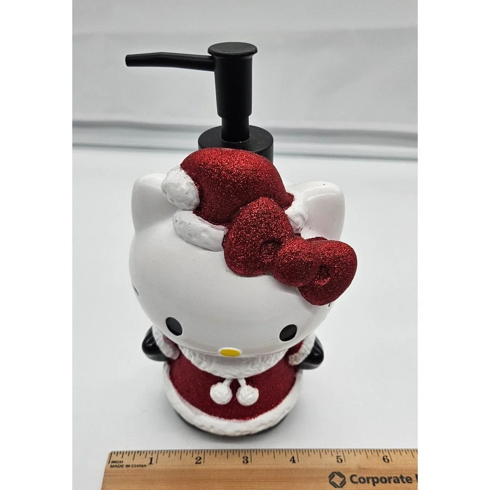 Hello Kitty Christmas Soap Dispenser Sanrio Mrs Claus Glitter Holiday‎ JFA80-07